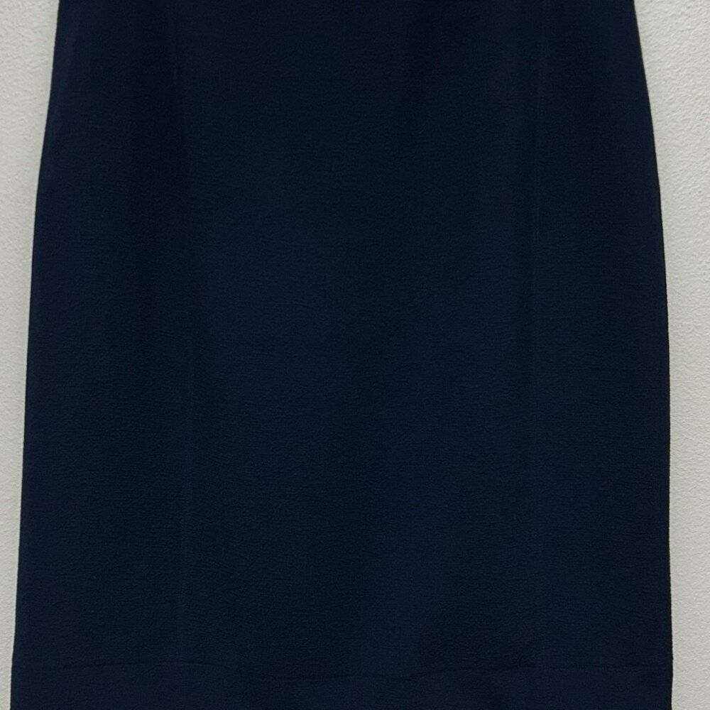 MM Lafleur Pencil Skirt Size 16 Navy Blue Excellent Condition Career Work Office
